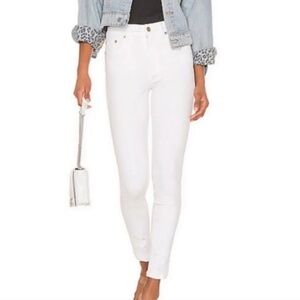 Pistola Jennifer Oslo White High Waisted Skinny Jeans P6822FTN-SLO Size 30